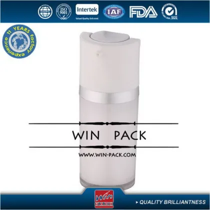 Popular professional a cosmetic airless pump bottle