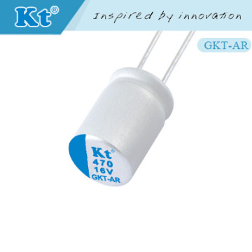 GKT-AR Radial Polymer Aluminum Solid Electrolytic Capacitors