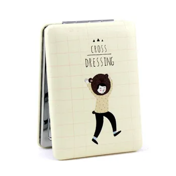 High Quality Foldable Mini Square Makeup Mirror for Travel