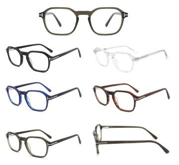 DF688 Retro Eyeglasses: Stylish Acetate Frames for Men and Women - Optical Glasses and Eyewear