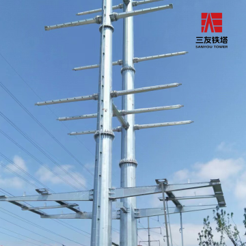 Poste de tubo de aço forte para estruturas industriais