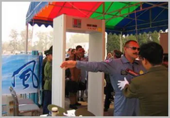 High sensitivity walk through metal detectors
