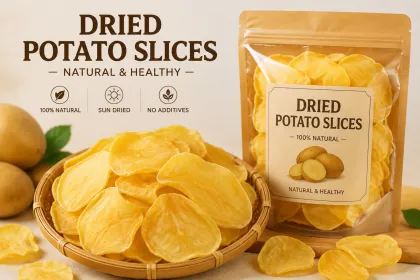 Dried potato chips Foods