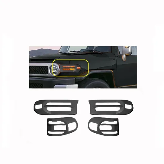 ABS Headlight and Taillight Covers for Toyota FJ Cruiser 2007+
