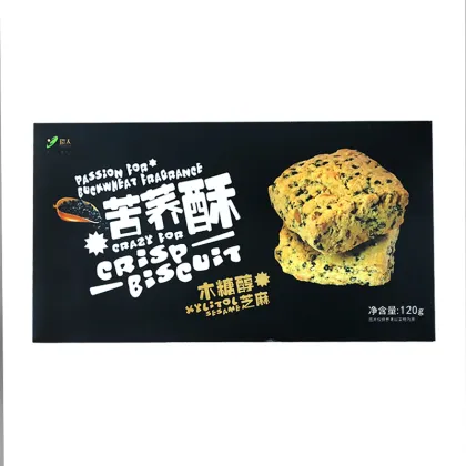 Xylitol sesame buckwheat crisp