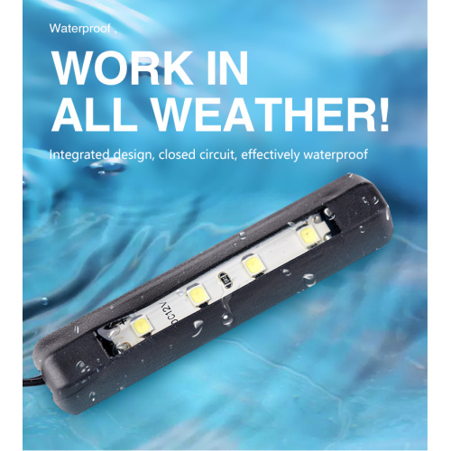 યુનિવર્સલ કાર મોટરસાયકલ બાઇક લેમ્પ 12 વી માટે એલઇડી વોટરપ્રૂફ નવી લાઇસન્સ પ્લેટ લાઇટ