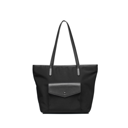 Fashion Unique Waterproof Pu Nylon Lady Tote Handbag