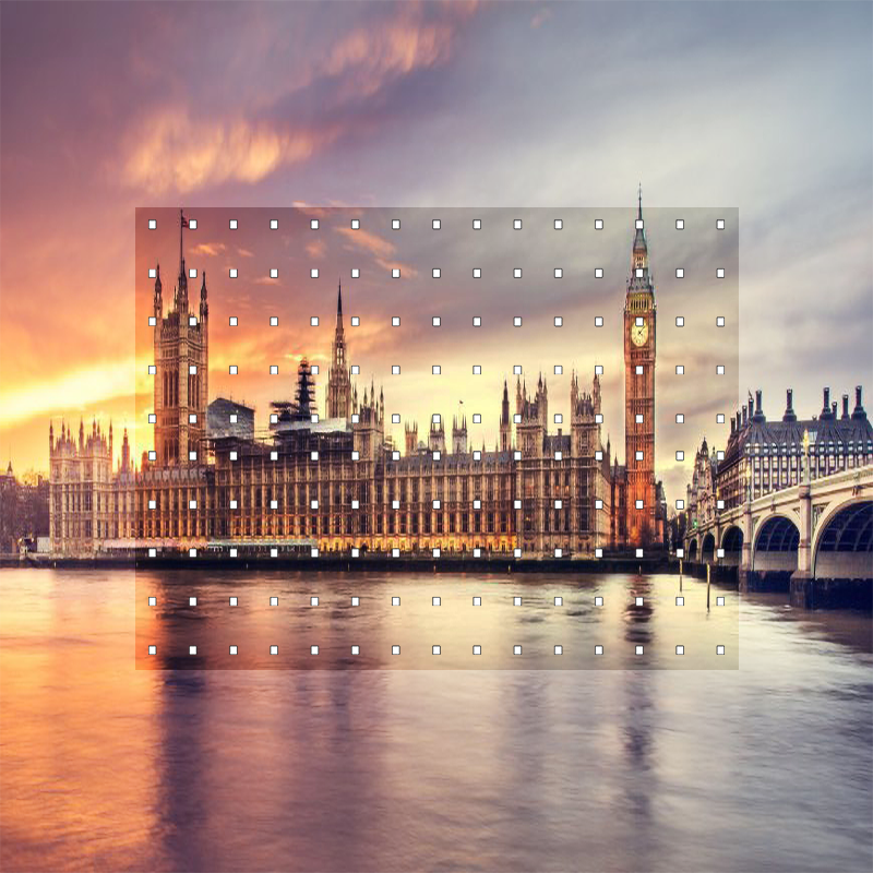 Película de cristal transparente Backdrop LED