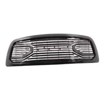 2009 2013 custom big horn replacement shell exterior accessories shining black car grille fit for dodge ram 1500