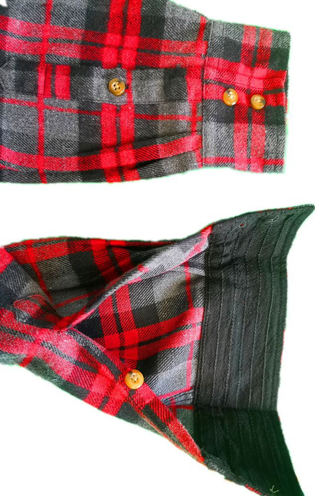 Double Pocket Y D Flannel Shirt