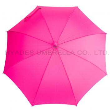 Parapluie réfléchissant pour enfants à ouverture automatique, couleur rose