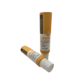 Laminated glue tube with long nozzle