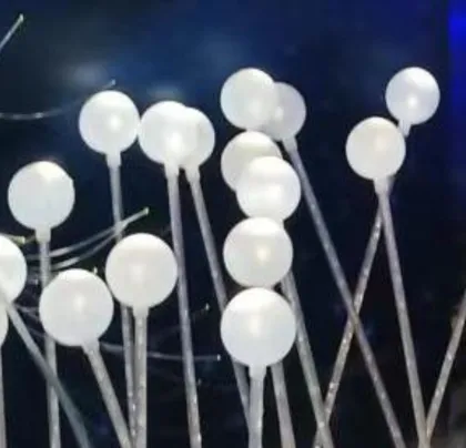 Colorful Outdoor Ball Lights: Waterproof Garden Decorative Fiber Optic Lights