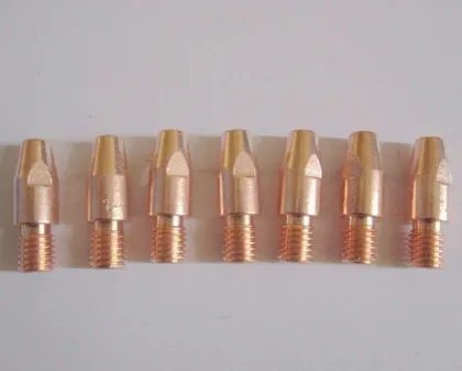 Ceramic welding contact tips