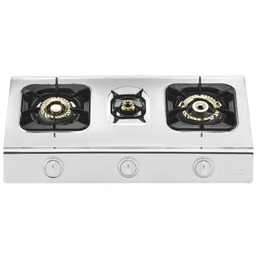 Popular Kitchen Appliance Cooktops Stainless Steel Hob Gas Gas Stove With 3 Burner