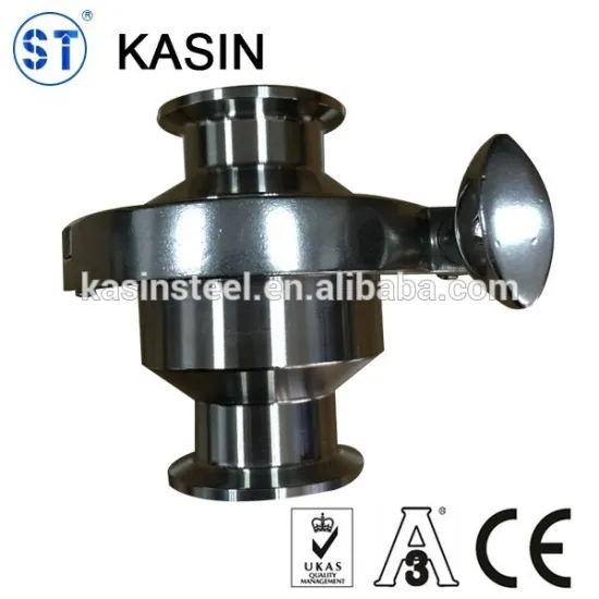 Stainless steel sanitary clamped check valve