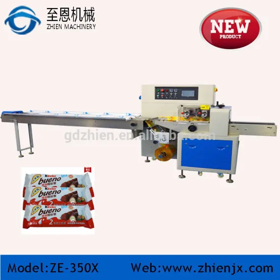 Servo driving system Automatic horizontal flow wrapper packaging machine