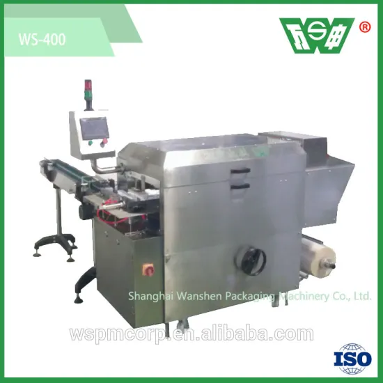 Shanghai wanshen WS 400 automatic cellophane/BOPP/Transparent film wrapping machine, packaging machine