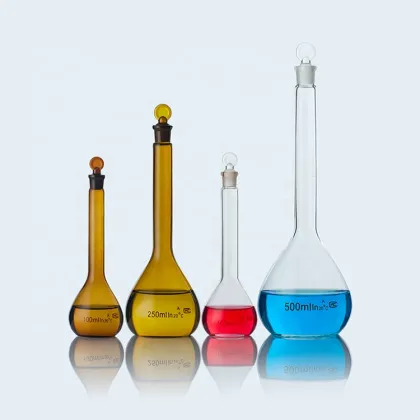 250ml Pyrex Glass Volumetric Flask - 3 Neck Round Bottom for Alcohols