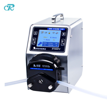 Semi Automatic Filling machine Time quantitative medium dispensing Peristaltic Pump with hand dispenser or foot pedal