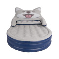 Queen Deluex Husky na may backrest inflatable air bed