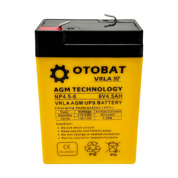 VRLA GEM UPS Lead Acid Batteries: 12V 9AH and 6V 4.5AH Maintenance-Free Options for Storage