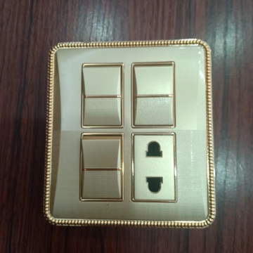 Cheapest Price for Iraq Market's New Design 4 Gang Wall Switch