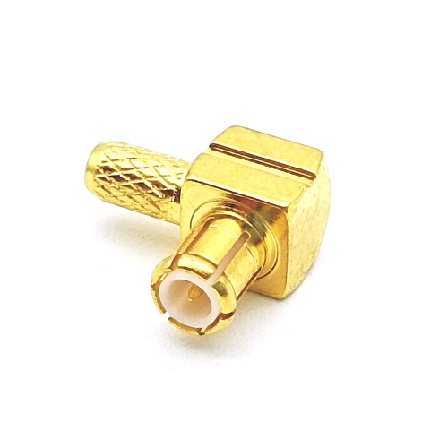 Right Angle MCX Male Plug RF Coaxial Adapter