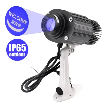 Waterproof Christmas Logo Gobo Projector: Ideal for Outdoor Advertising, Stage Shows, and Wedding Decorations