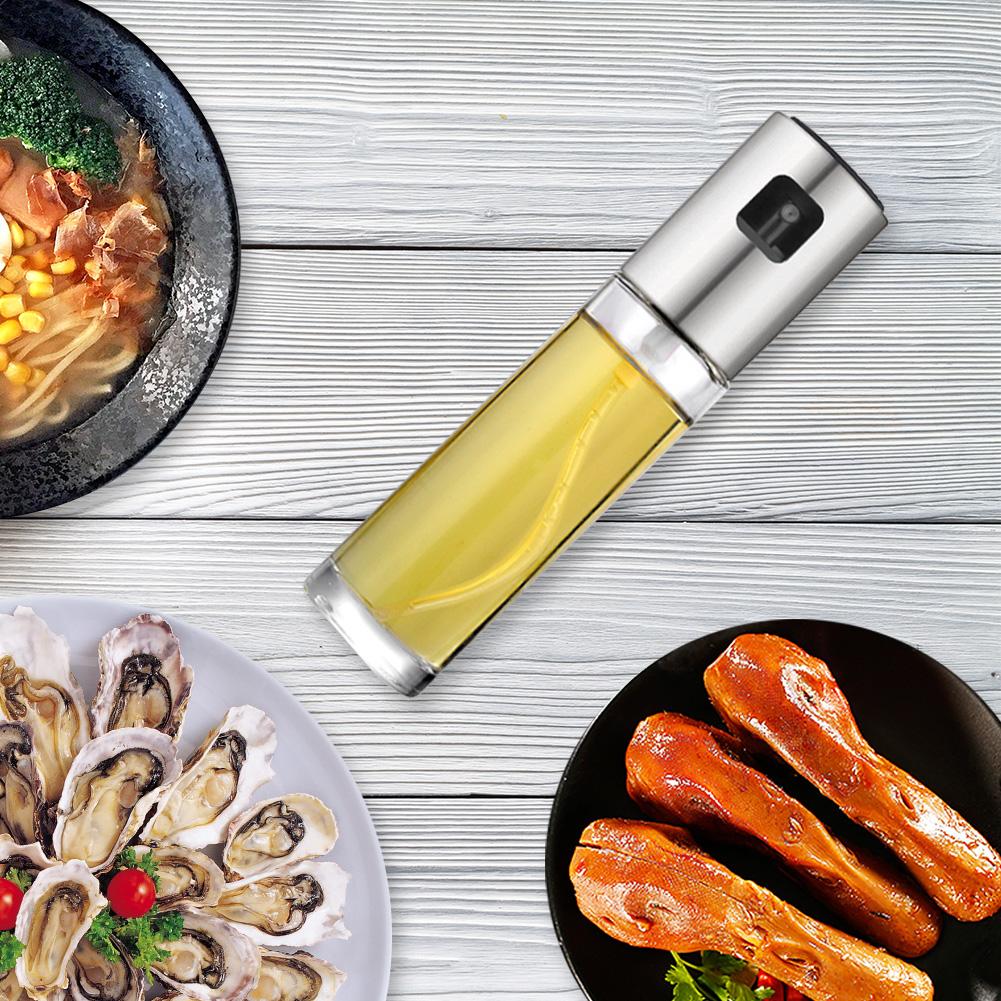 Olive Oil Vinegar Sprayer Oil Spray Bottle Oil Pot Leak-proof Oil Dispenser Leak-proof Drops BBQ Oil Dispenser Cooking Tools