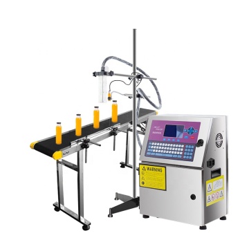 CIJ Inkjet Date Coding Machine for Uneven Surfaces and Cylindrical Materials