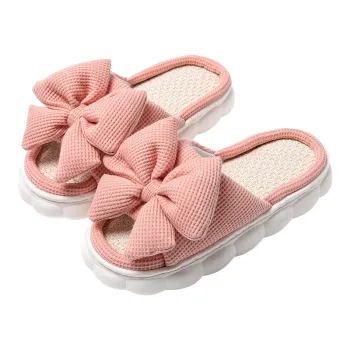 Custom Factory Wholesale Cartoon Anime Slippers: Indoor Home & Outdoor Plush Linen Slippers