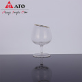 Bulk glassware gold rim crystal glass wholesale glass