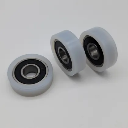 Customized Casting Polyurethane Rubber Rollers with Bearing