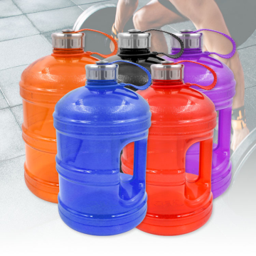 Popular Large Capacity Plastic Gym Water Bottles with Inspirational Designs - 1 Gallon