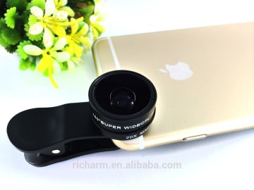 Cep telefonu için makro lensli 0.38x süper geniş açılı lens