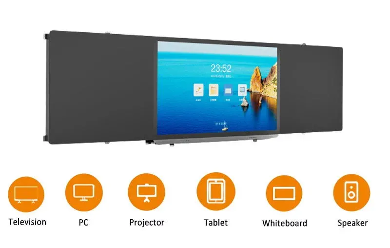 Wall Mounted Nano Blackboard 86 Inch Smart Interactive Whiteboard