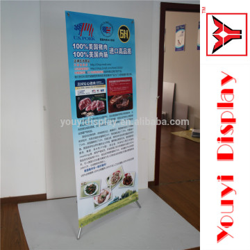 outdoor advertising folding pop up mini X banner stand