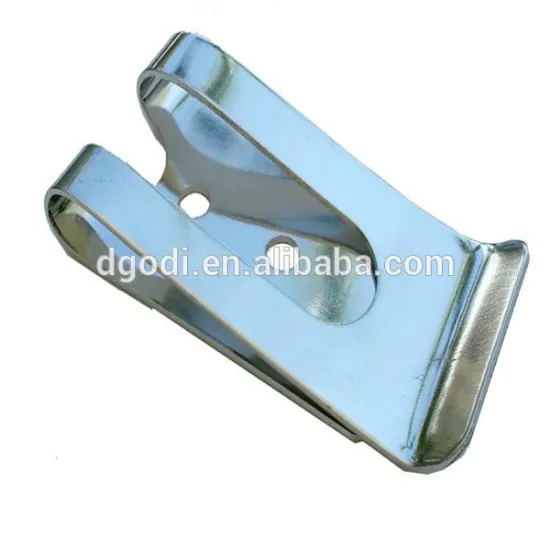 Chinese factory custom directly flat metal spring clips / flat spring steel clips