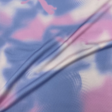 Warna fabrik jersi regangan poliester spandeks