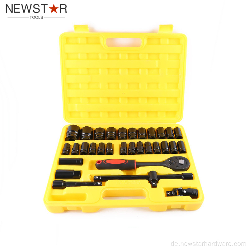 31pcs 1/2 "DR 36mm Socket Set Black Finish