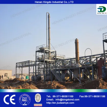 Engineers installation small biodiesel plant