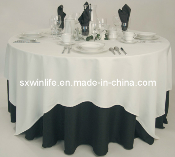 100%Polyester Table Cloth Visa Table Cloth Hotel Table Cloth (WLTC002)