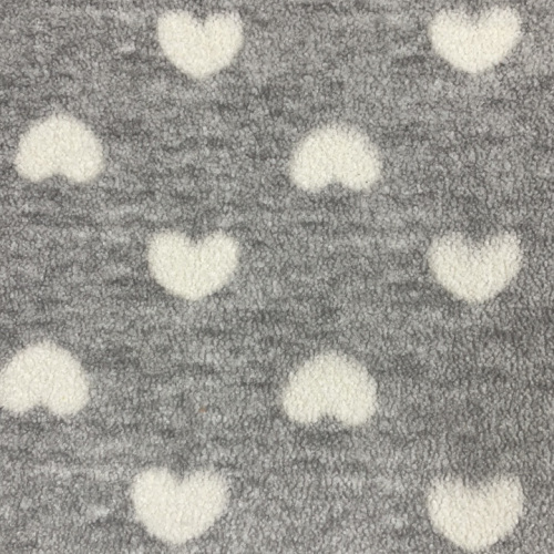 100% Polyester Small Teddy Fleece Tricoting avec tissu imprimé