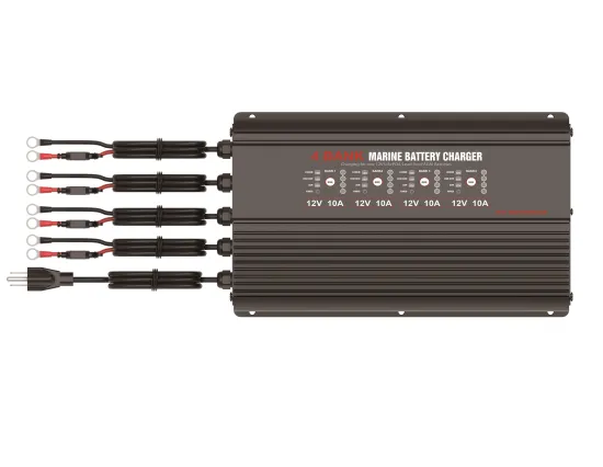 Best Seller 40A Professional 4X10A 12V Marine Battery Charger & Maintainer