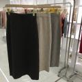 Latest Skirt Design Ladies Fashion Winter Wool Long Skirt