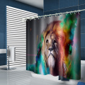 Lion waterdicht douchegordijn dier aquarel badkamer Decor