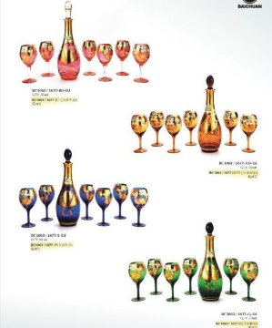 Silk Printing, Decal, Frosty, Hot Stamping Wine Glass Gift Sets / Glassware Wine Set