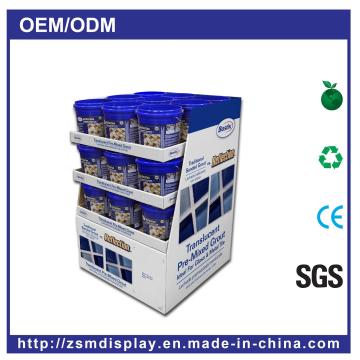 Heavy Duty Tiers Floor Cardboard Display Stand with Pallet (PD032)