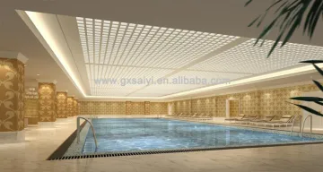 0.5mm open ceiling design pictures Aluminum False Ceilings for Interior Decoration